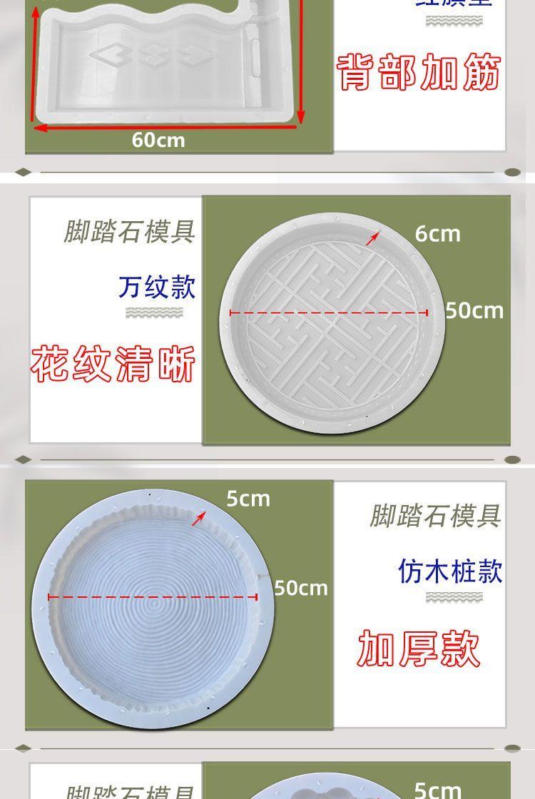 Product Introduction of Rural Vegetable Garden Flower Pool Fence Cement Mold Garden Enclosure Brick Pastoral Style Decoration Outdoor Side Stone Lotus Enclosure Brick 15