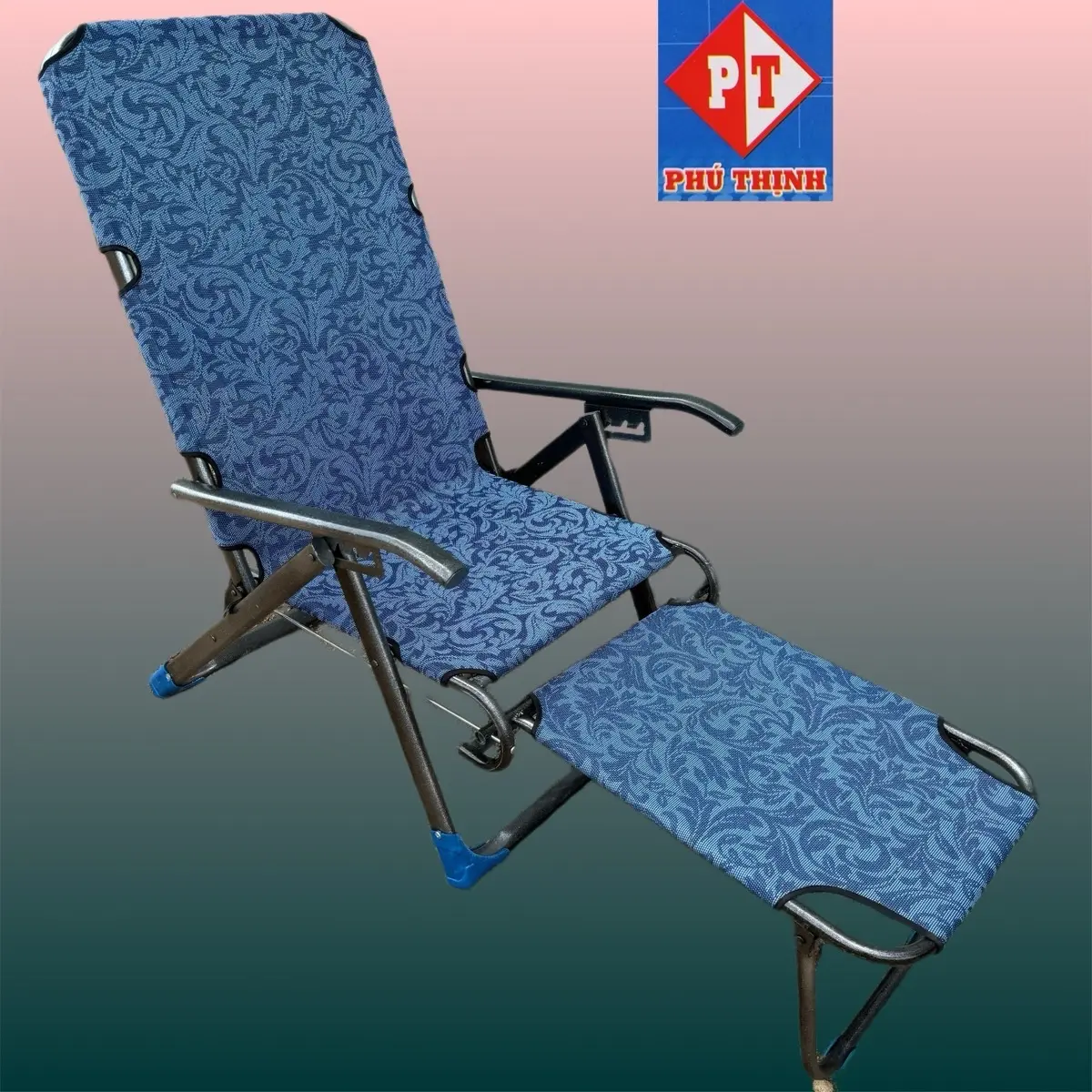 (full màu)ghế xếp khung sắt Oval sơn tĩnh điện, vải lưới textilen