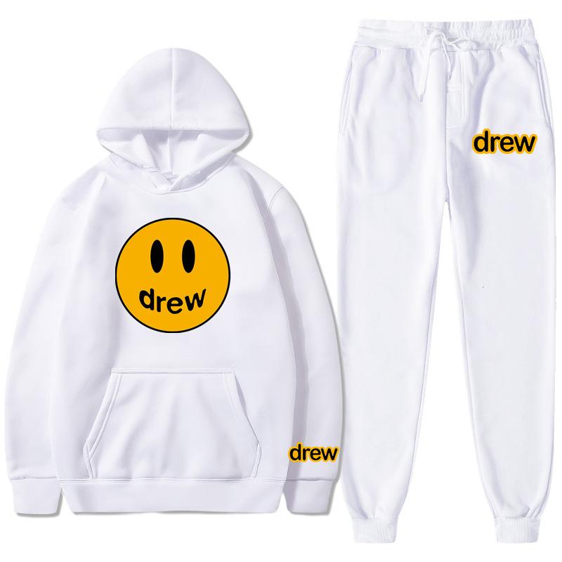 Product Introduction of Bộ Đồ Thể Thao Justin Bieber Drew, Dành Cho Nam, Thiết Kế Mặt Cười, Bộ Đồ Đi Chơi Dành Cho Nam 2