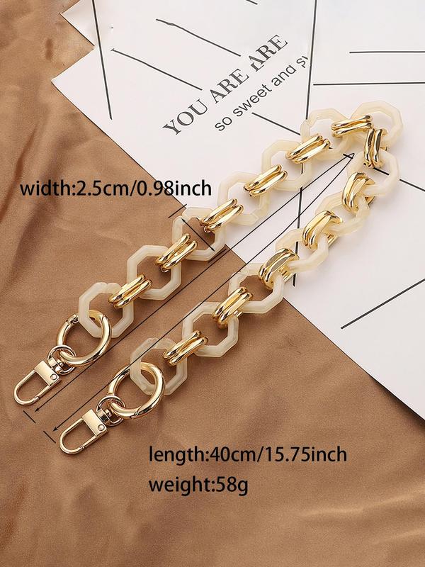 Vintage Ombre Chain Bag Strap, Fashionable Bag Strap for Women's, 1 Count Casual Trendy Versatile High-quality Daily Bag Strap 5