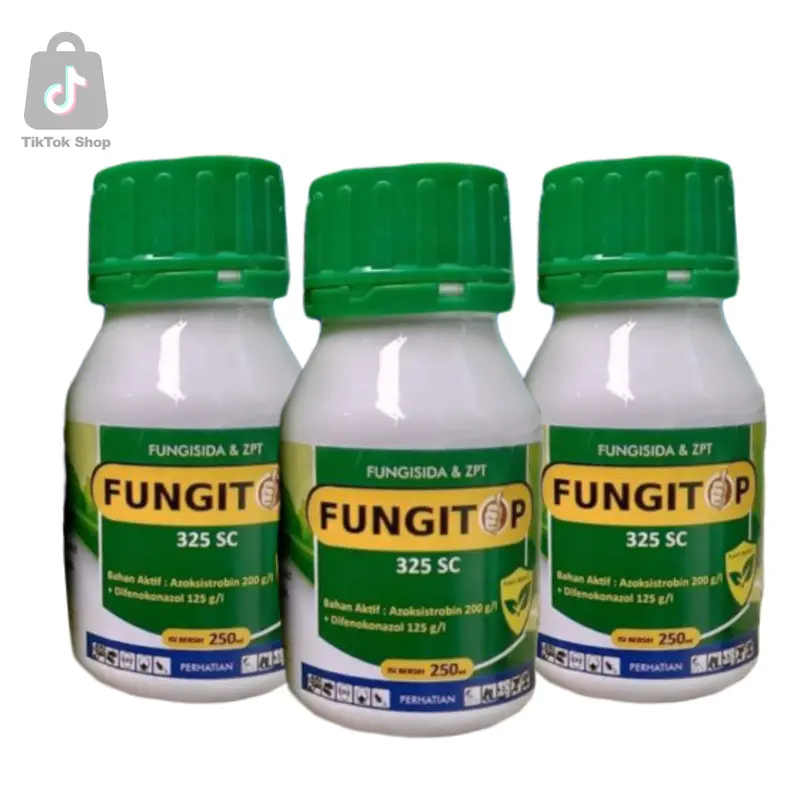 BELI 3 GRATIS 1 FUNGISIDA FUNGITOP 325 SC 250ml PROMO GROSIR INSEKTISIDA/FUNGISIDA Difenokonazol Azoksistrobin Tanaman 1