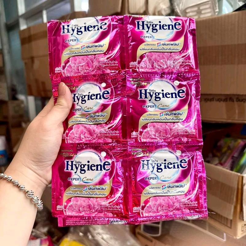 Dây 12 gói nước xả hygiene màu đen 6