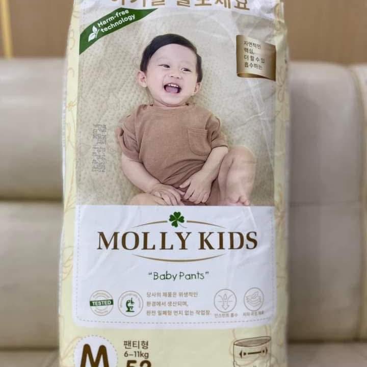 [KHÔNG KÈM QUÀ]TÃ BỈM MOLLYKIDS CÔNG NGHỆ HÀN QUỐC ĐỦ SZ CHO BÉ 1
