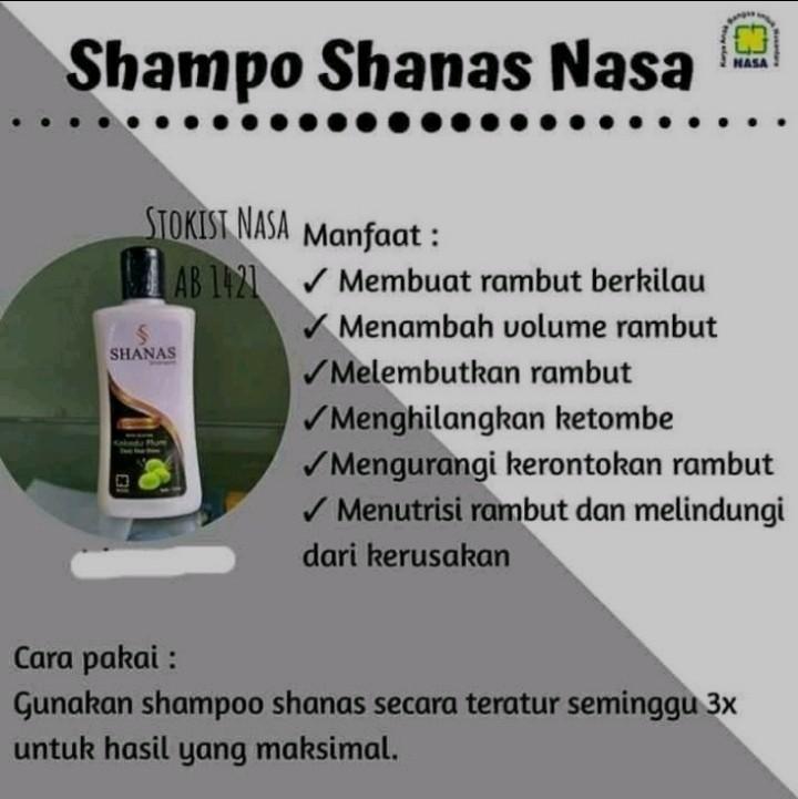 SHAMPO PEMANJANG RAMBUT//PENUMBUH RAMBUT SHANAS 3
