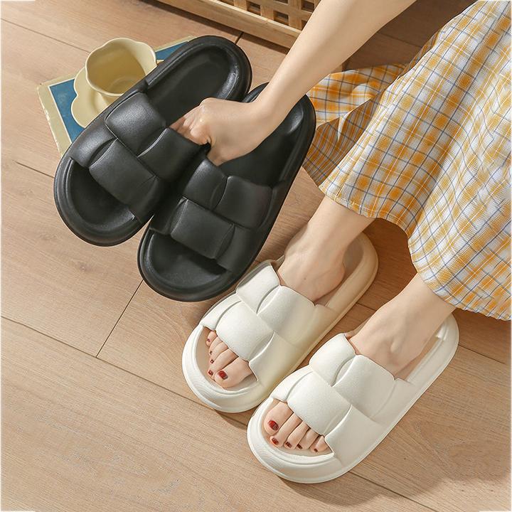  Dép lê bánh mì nam nữ đế dày quai ngang dép chao quai trơn bánh bèo cute dễ thương đầy đủ các siêu màu hot 2022 DU017 