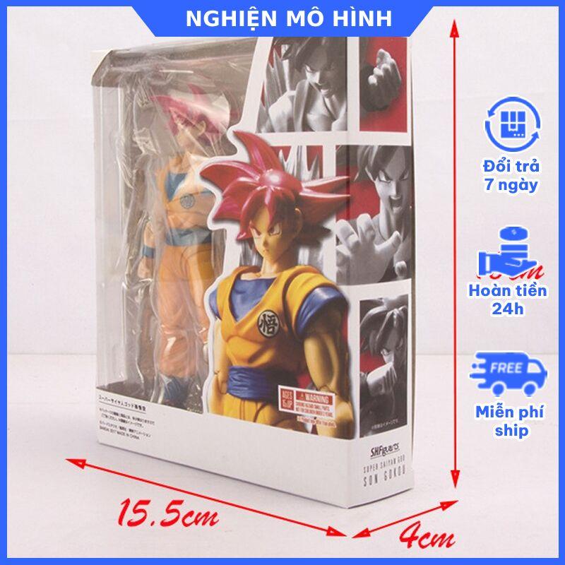 Mô hình SHF Son Goku tóc đỏ Super Saiyan God siêu xay da Songoku Bảy viên ngọc rồng  Dragon Ball Đồ Chơi Toy Đồ Chơi Toy Voi