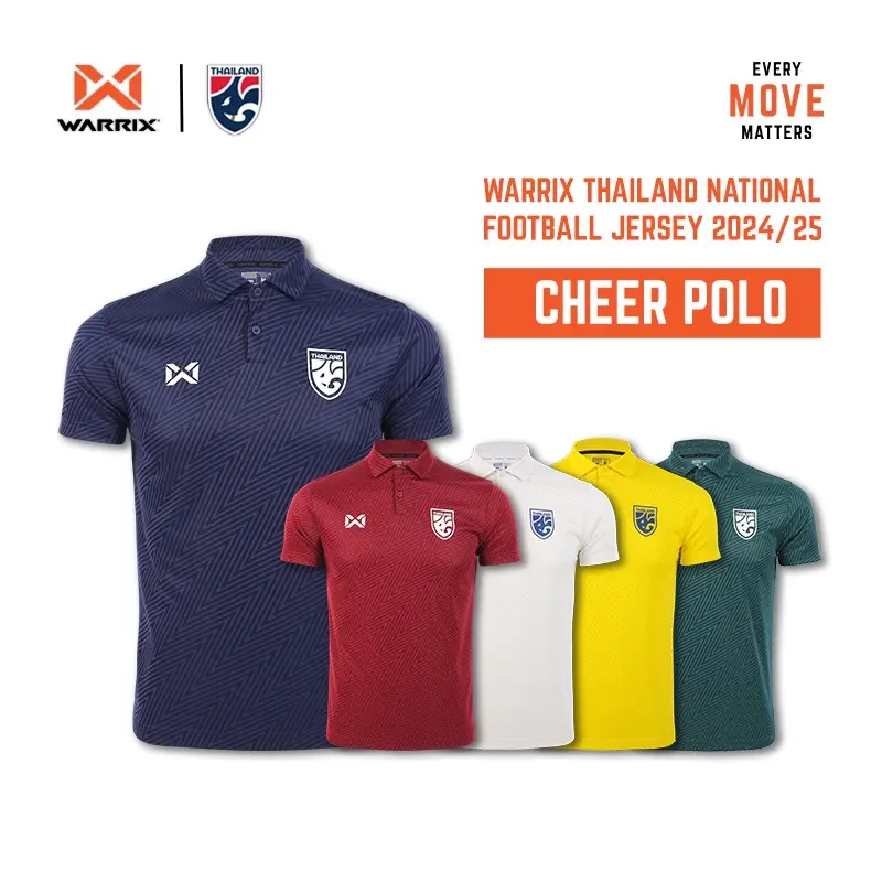 WARRIX THAILAND HOME JERSEY 2024/25 CHEER POLO (WA-243FBATH30)