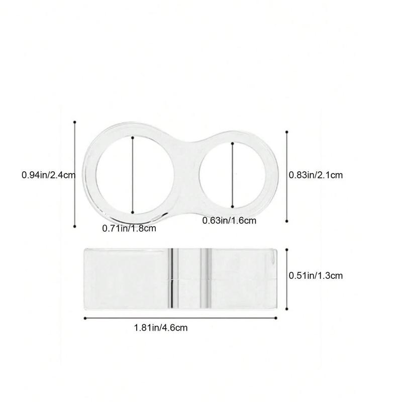 Door Handle Anti-collision Ring, 12pcs/set Flexible and Stretchable Silent Door Stop, Door Handle Protector for Baby Proofing 2