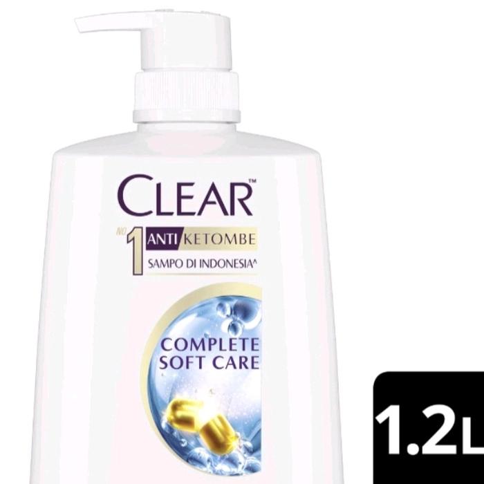 Gambar shampoo CLEAR Complete Soft Care 1200 ml Nutrisi Rambut dari shopping purple Kota Tangerang Tokopedia