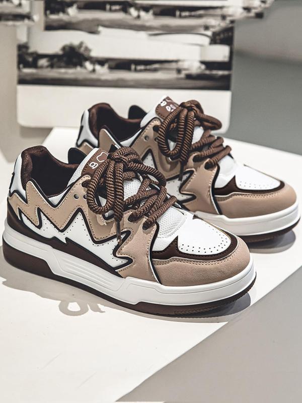 Fashionable Patch Low Top Skate Sneakers As Birthday Gift, Summer 2024 Casual Trendy Y2k Sports Skate Shoes, Designer Skate Shoes for Outdoor 1