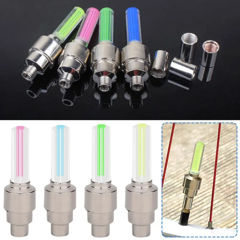 Đèn LED Neon Van, Bộ 2 Chiếc, Trang Trí Lung Linh Xe Đạp, Vỏ Bọc Kín Van Lốp Lốp Xe, Đèn Pin, Cho R5G0 0