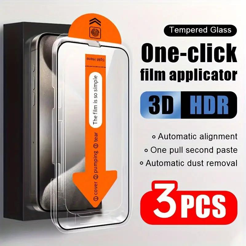 กระจกนิรภัยระดับพรีเมียม, 3 ชิ้น, สำหรับ Redmi K80 Pro, K70E, K70, K60E, K60, K50i, K50, K40S, K40 P