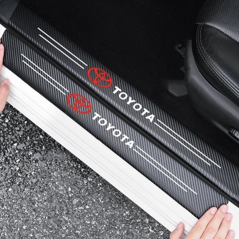 Nẹp carbon chống xước bậc cửa xe ô tô 5D - Trí Tài Auto