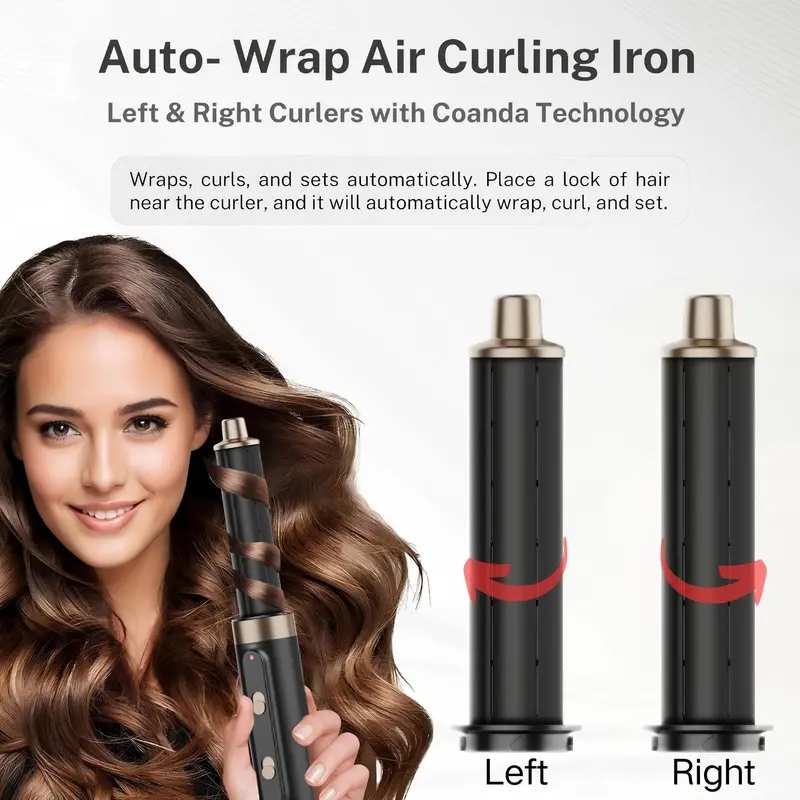 5 in 1 Hair Dryer Brush, Multifunctional Hair Styling Tool, Hair Dryer & Styler, Hair Straightener & Curler, Professional Hair Styling Tool for Women, Black 5
