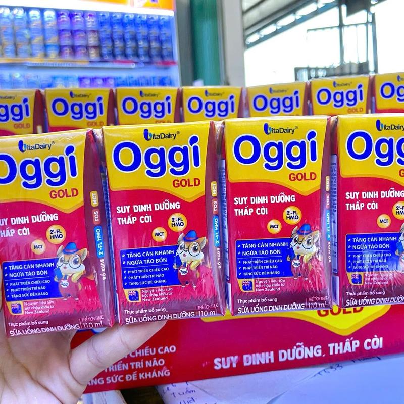 [Vitadairy] sữa pha sẵn Oggi 110ml cho bé 48 hộp
