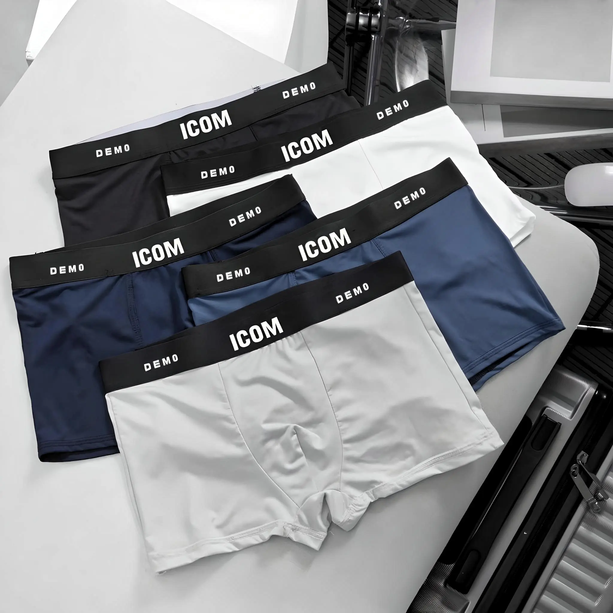[Hộp 4-10] Quần Lót Nam thun lạnh Boxer Nam co giãn, Sịp Đùi Nam mềm mịn mát mẻ, Quần Boxer Nam với lớp lót cotton thấm hút mồ hôi, dễ chịu thoáng khí - Menswear