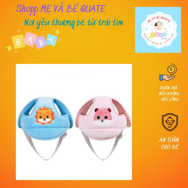  Mũ Nón Bảo Hiểm Tập Bò Tập Đi Cho Bé 5-36 Tháng - Thiết Kế Động Vật Đáng Yêu 