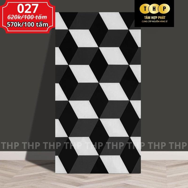  Combo 100 Tấm Dán Tường PVC Giả Đá Bóng  Cách Nhiệt Chống Thấm 30 X 60   Có Keo Sẵn    CL kém hơn THP vân đá Vietnam Hấp thụ âm thanh vn phòng tắm 