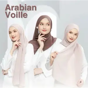 Pashmina Voal Arabian | Pashmina Arabian voille | Pashmina voal premium