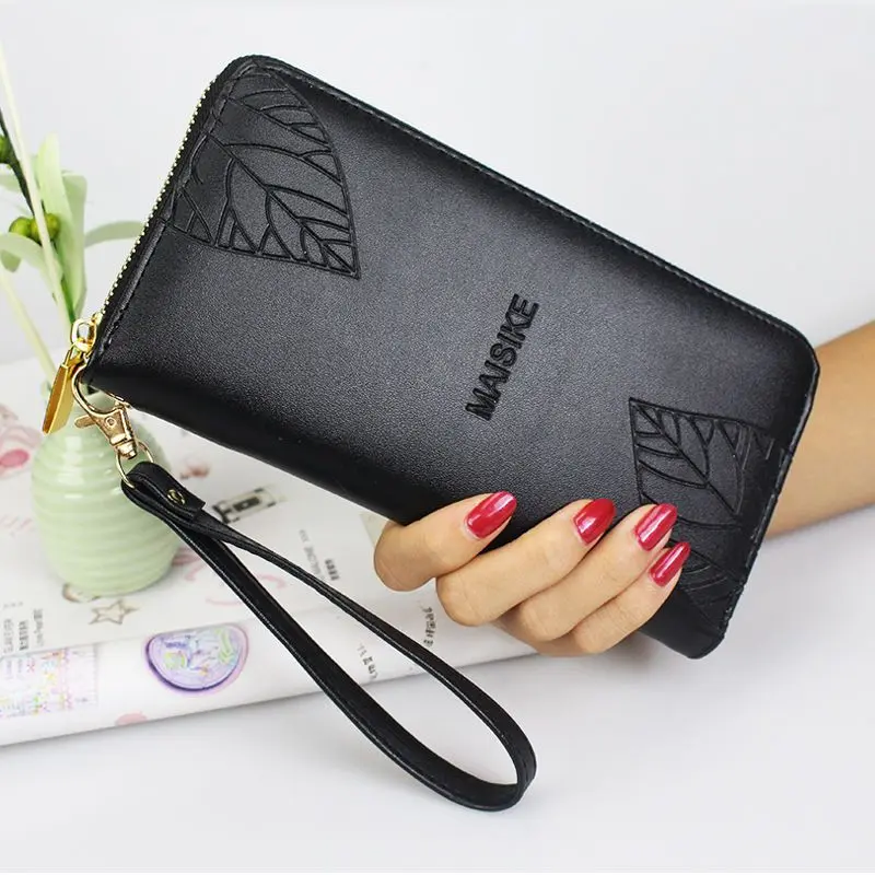 Wallet Women's Long Wallet Mobile Phone Bag Japanese and Korean Fashion Clutch Women's Coin Purse Card Bag Simple Women's Handbag