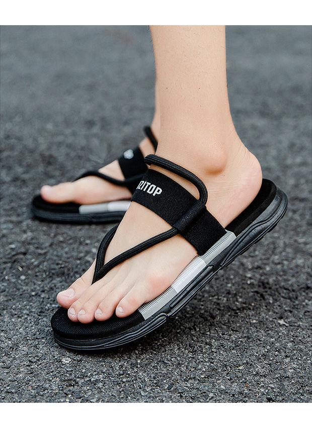Product Introduction of Hot-Selling Men's Summer New Flip-Flops Casual Outdoor Non-Slip Wear-Resistant Beach Sandals Two-Way Soft Sole Sandals for Men 15