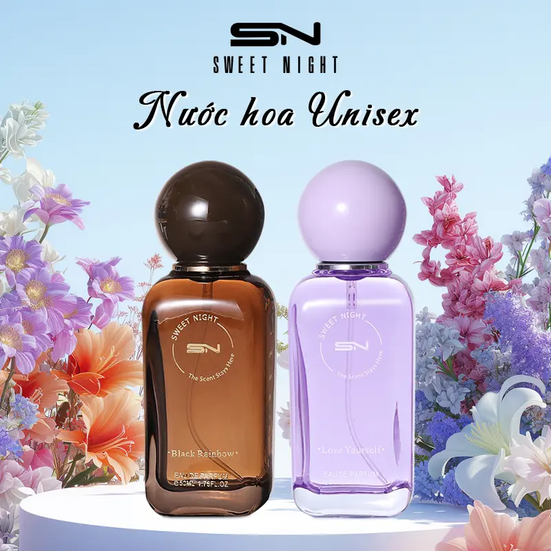 Nước hoa nữ thơm lâu, hương hoa nhài và hoa dành dành thanh lịch và tươi mát, hương thơm lưu lại lâu