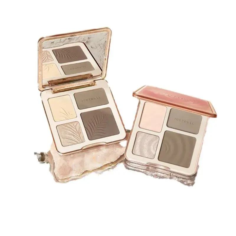 Khay Tạo Đường Viền Highlight Quả Dứa Judydoll, Màu Cam Tangerine, Lớp Hoàn Thiện Lì Để Làm Sáng Phấn Mũi, Có Thể Được Sử Dụng Làm Phấn Mũi 2