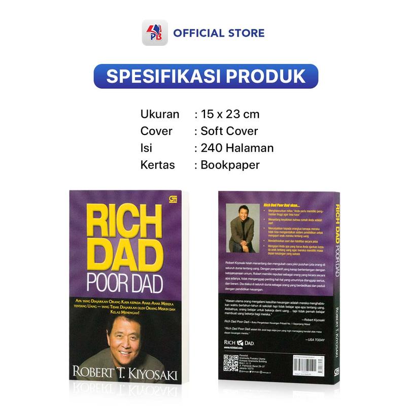 Buku Manajemen Dan Bisnis / Rich Dad Poor Dad / Rich Dads Cashflow Quadrant ( Edisi Revisi ) / GRAMEDIA PUSTAKA UTAMA - GPU 4