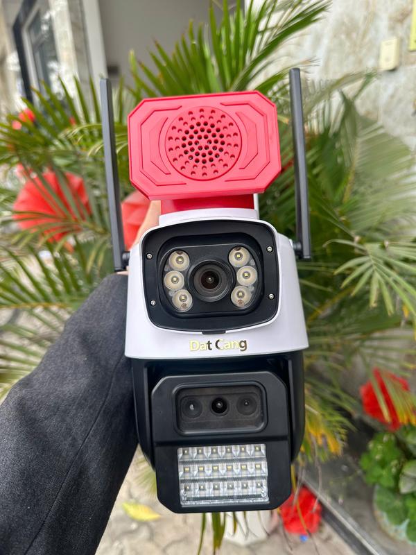 Camera chuyên dụng cho biển hồ, sông nước, nhà xưởng, kho bãi thông minh độ phân giải 5mp, loa cảnh báo to, cảnh báo theo dõi chuyển động, nhận thông báo về máy Micro SD camera  anninh camera  360 ngoài trời 6