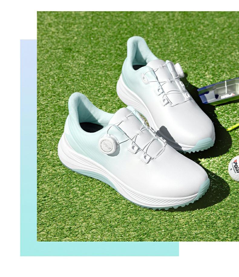 Product Introduction of [PGM] Golf Shoe Summer Women's Shoes Waterproof Knob Women's Sports Shoes Non-Slip Shock-Absorbing Lightweight Nail-Free Shoes Xz363 16