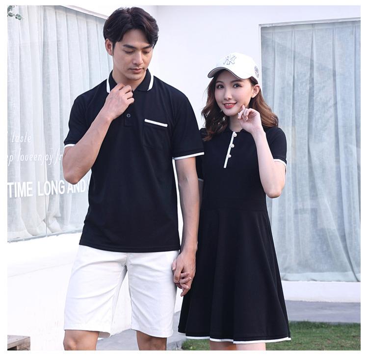 Product Introduction of Hi Mia's Shop | Spring and Summer New Internet Celebrity Parent-Child Dress Summer Classic Style Mother-Daughter Dress Short Sleeve Couple Suit 9