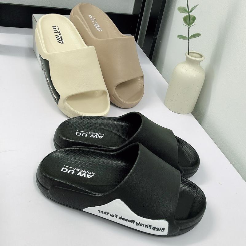 Dép Duwa nam nữ phom bánh mì DH-329 chống trơn trượt Quai Ngang .