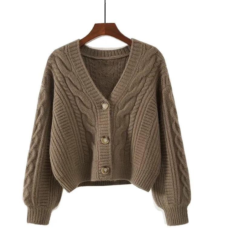 Product Introduction of Áo Cardigan Dệt Kim, Cổ Chữ V, Phong Cách Cổ Điển Bó Sát, Áo Len Ngắn Cho Nữ, Dáng Rộng Vừa Vặn, Mỏng, Thích Hợp Cho Mùa Xuân Và Mùa Thu, Phù Hợp Với Phong Cách Phương Tây 11