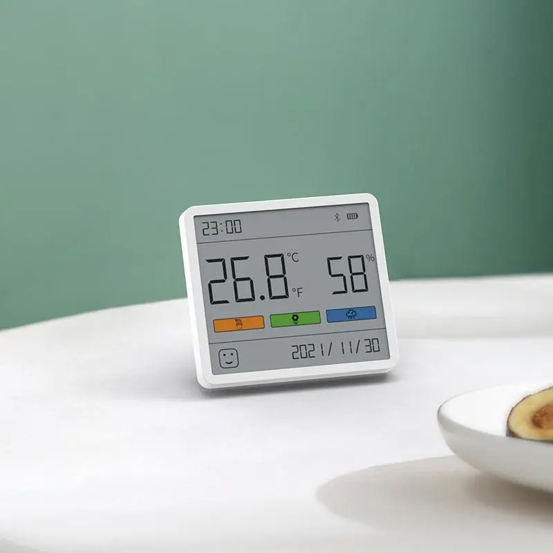 Digital Humidity & Temperature Meter, Battery Powered Accurate Indoor Monitor with LCD Display for Home, Office, and Greenhouse Use