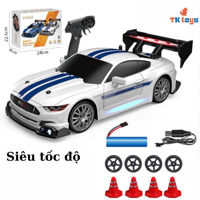 [Siêu Tốc Độ] RC Drift xe điều khiển từ xa - xe đua 4 bánh, sạc pin, mô hình thể thao GTR cho Bé - Đồ Chơi, Toy Đèn