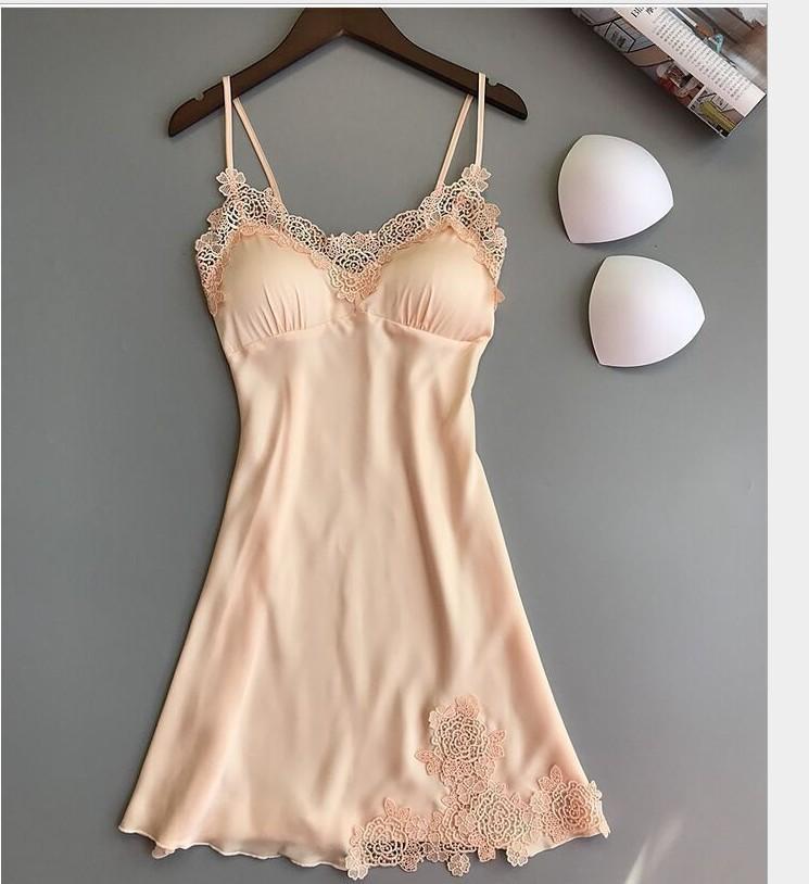 Product Introduction of 2024 Women's new feminine lace camisole pajamas loungewear dress Nightwear Womenswear 4