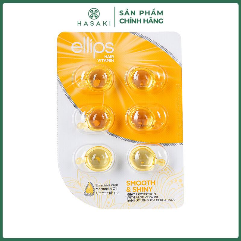  Serum Hỗ Trợ Dưỡng Tóc Ellips Vitamin Vỉ 6 Viên | HASAKI BEAUTY Women Nữ 