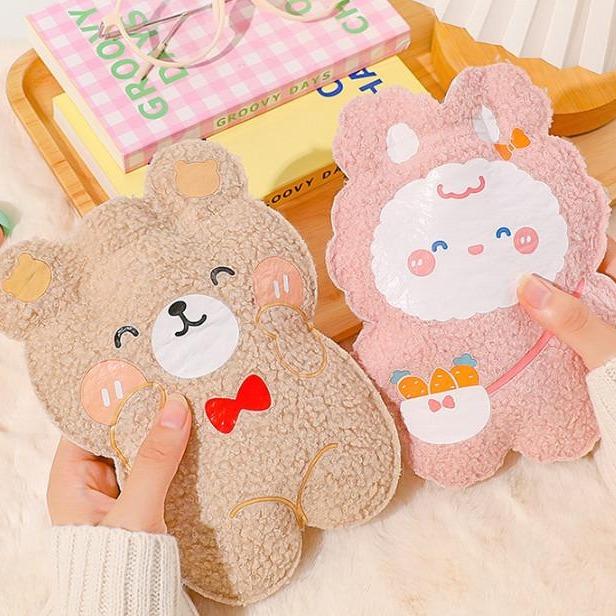 Túi sưởi ấm vỏ bông hình thú siêu cute BAG U TUICHUOM364 Bền Chống rò Bền