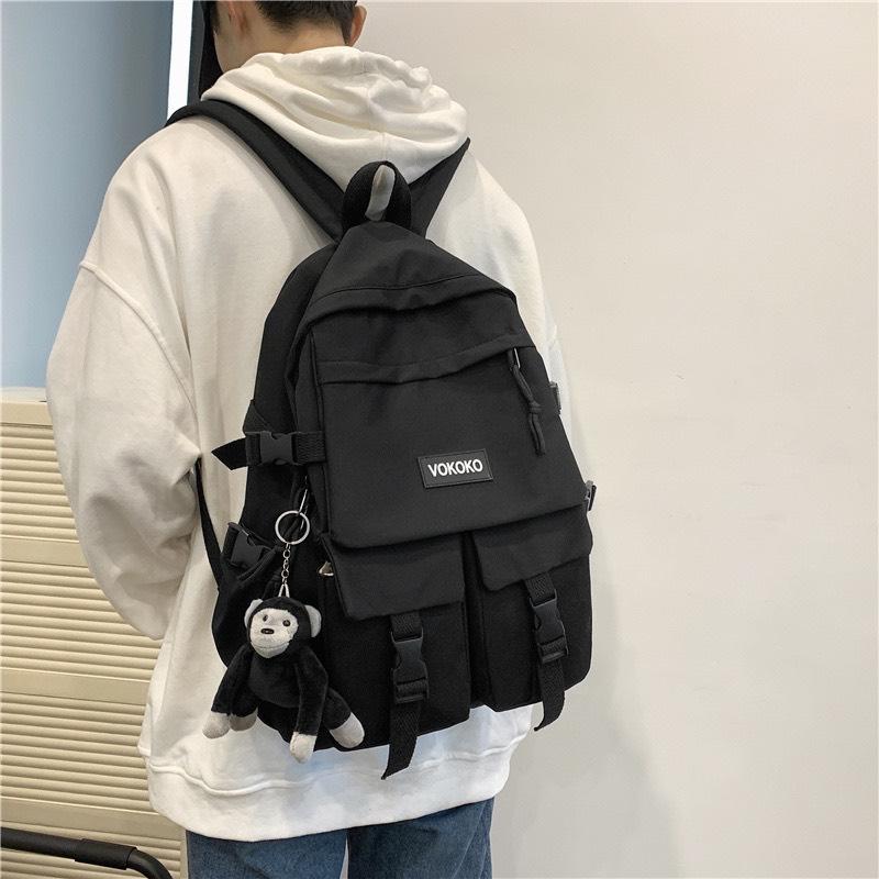 Balo đi học thời trang nam nữ cấp 1 cấp 2 cấp 3 chất pvc giá rẻ phong cách  Nhật Bản VOCO
