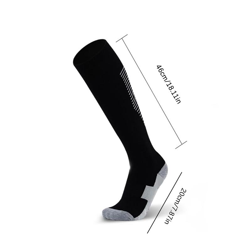 Product Introduction of 1 Pairs long Soccer Socks Sport Knee High Socks Compression Athletic Socks Athletic Football Socks for Adult Teens 0