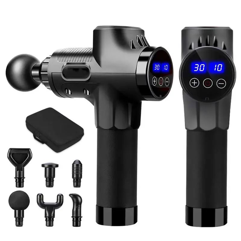[COD] Rlaxyoo Alat Pijat Elektrik Tubuh Pundak Punggung Tangan Massage Gun 1800mAh dan 2500mAh Recharge Segala Usia 0