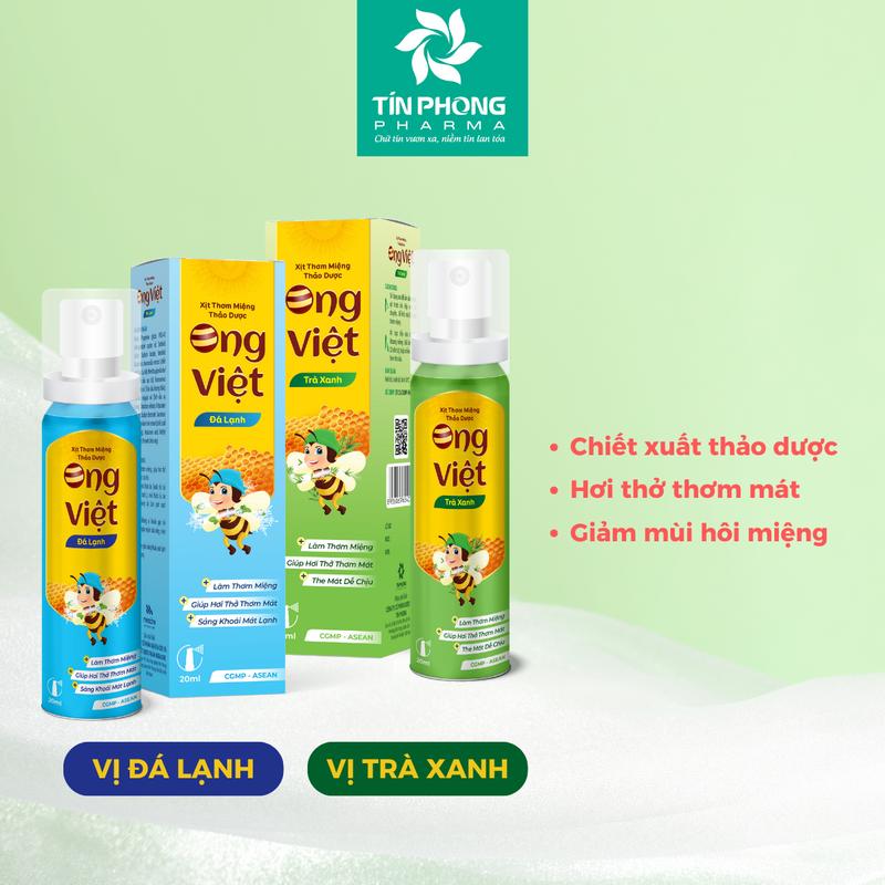 Xịt Thơm Miệng Thảo Dược Ong Việt Làm Thơm Miệng Lọ 20ml Xịt Miệng Nữ Mật Ong Nữ Mật Ong