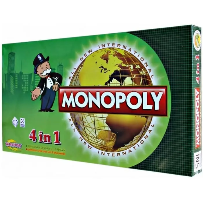 Mainan Monopoli 5 in 1 / 4 in 1 / Mancanegara toy Board 2