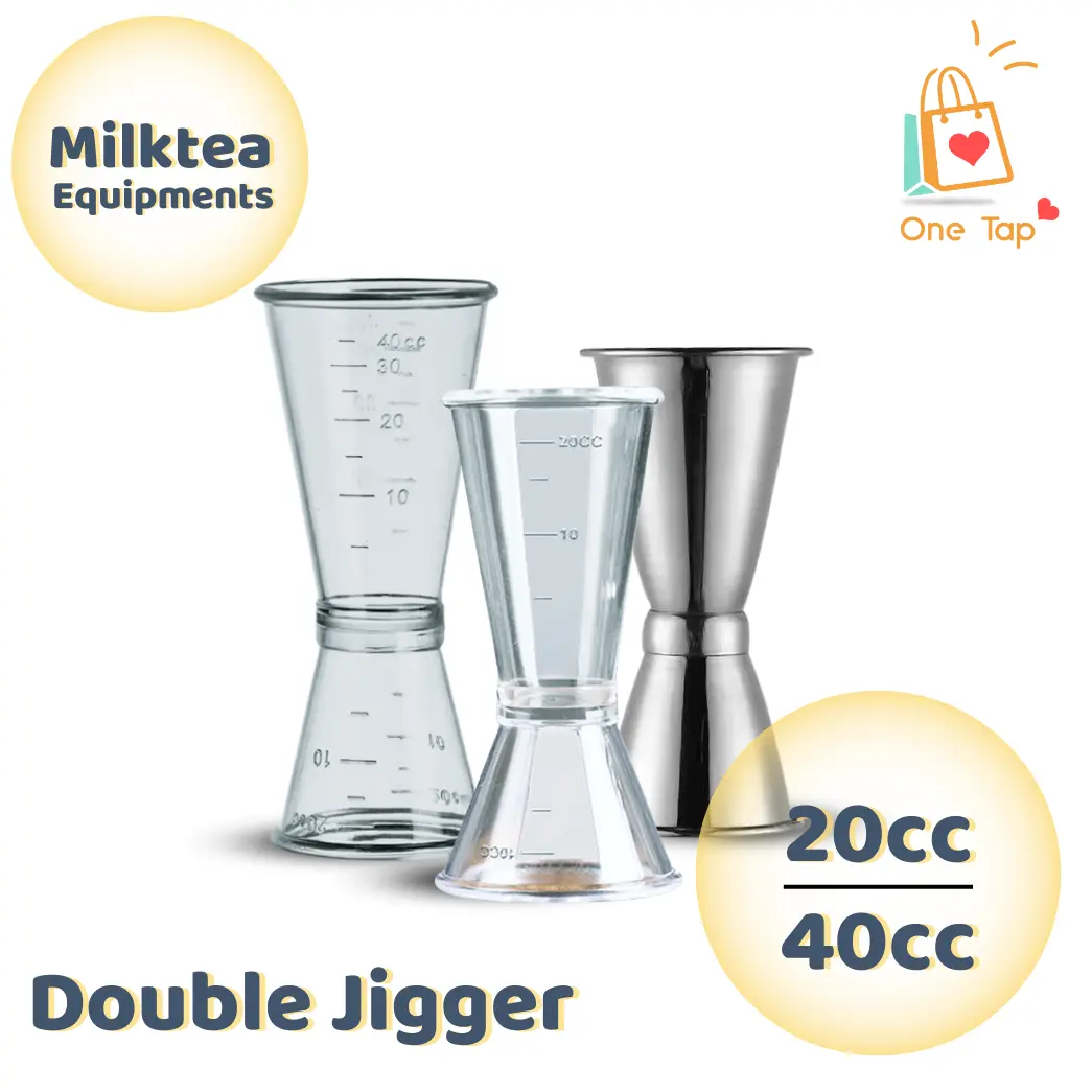 Acrylic Jigger  Double Sided Jigger / Measuring Cup  / Milktea Supplies / Bar Supplies