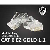 Gambar RJ45 Connector Cat 6 Vascolink EZ Gold - 1 pack Isi 50pcs - PUTIH dari Multi Komputer Kota Administrasi Jakarta Barat 4 Tokopedia