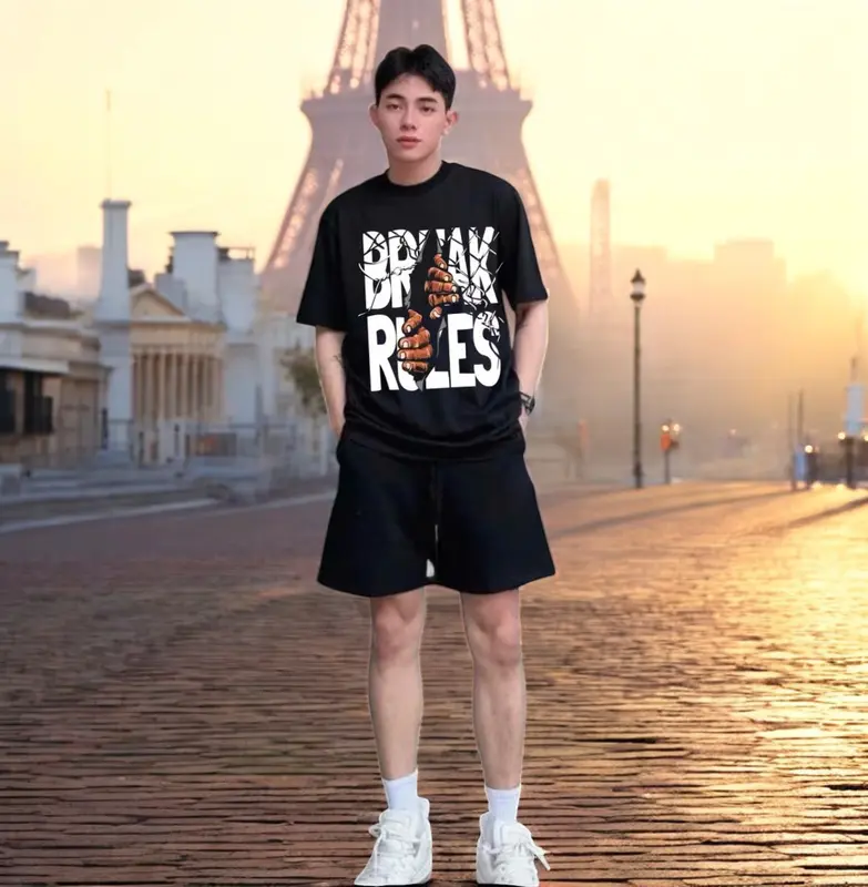 ÁO THUN BEAK UNISEX from rộng tay ngắn cổ tròn Nam Menswear Tre 8