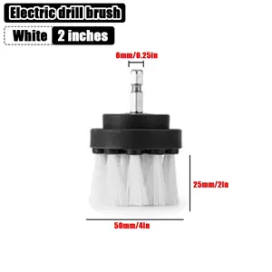 Nuansa - Sikat Bor Tangan Mini Flat Listrik Baterai Untuk Karpet Lantai Tipe Flat 2 inch