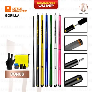 Little Monster Black Gorilla Jump Break Carbon The Crack Cue Stick Stik