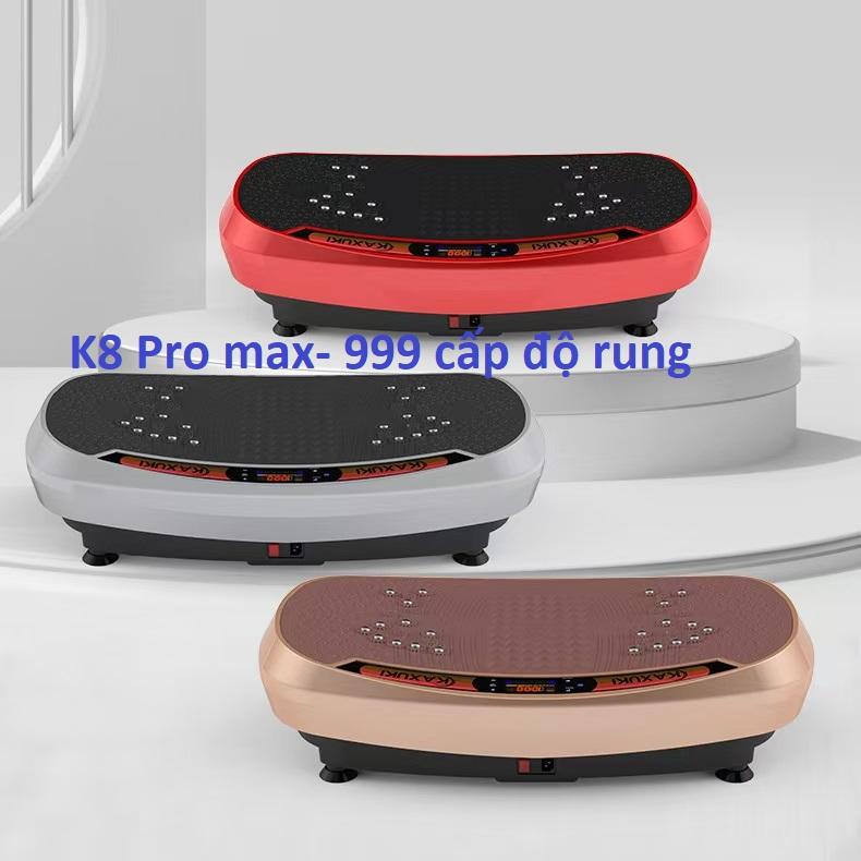 Máy Massage Toàn Thân K6, K8 Pro Max - 999 Cấp Độ, Nghe Nhạc Bluetooth LED Gym Women - Tập Gym