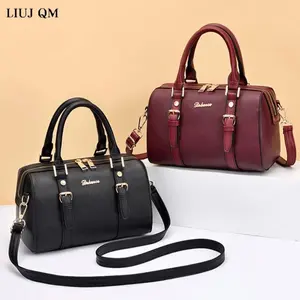 Tas Selempang Wanita Kekinian Fashion Retro Pesta Kulit